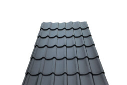 Dakpan profielplaat zwart voor montage op dak, schuur of loods