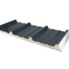 Sandwich Dakpaneel 30mm Antraciet/Wit | Zichtbare Bevestiging