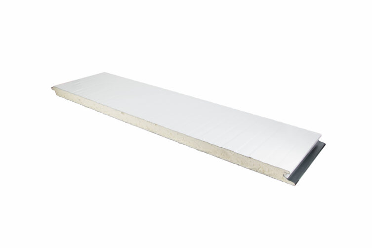 Sandwich Budget Wandpaneel 40mm Antraciet/Wit | Verborgen Bevestiging
