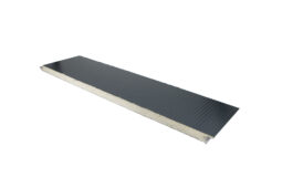 Sandwich Budget Wandpaneel 40mm Antraciet/Wit | Verborgen Bevestiging