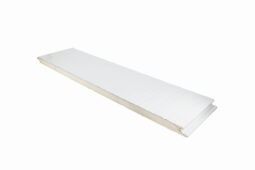 Sandwich Budget Wandpaneel 40mm Wit/Wit | Verborgen Bevestiging