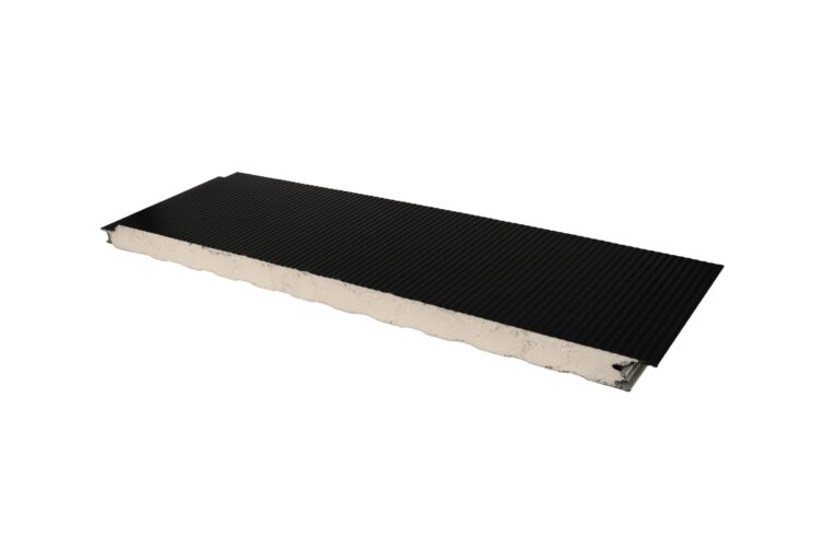 B-keus sandwich wandpaneel zwart