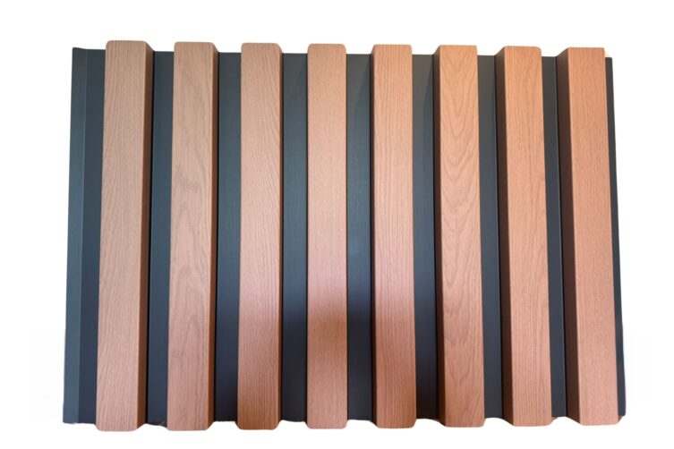Blokprofiel zwart-houtlook 680mm