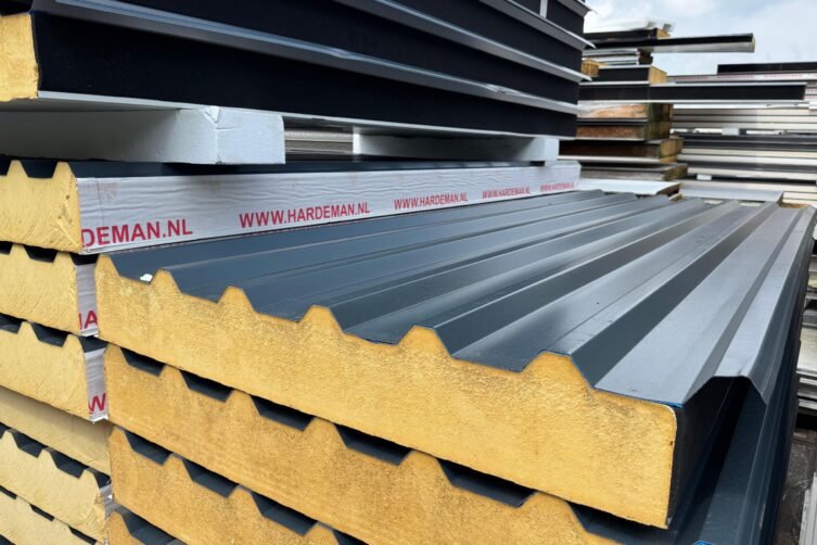 Hardeman dakpanelen 132mm antraciet