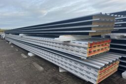 Restpartij dakpanelen 80mm zilvergrijs