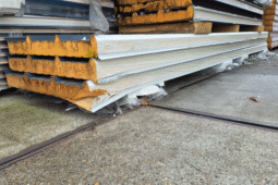 Pakket 20: Sandwich dakpanelen 100mm | Antraciet | 3 stuks 6000mm