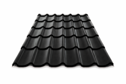 Dakpanprofielplaten zwart