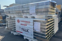 Sandwich dakpaneel 1100 TR3+ 100mm Groen/Wit | Zichtbare bevestiging