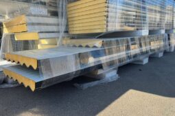 Sandwichpanelen golf 80mm antraciet