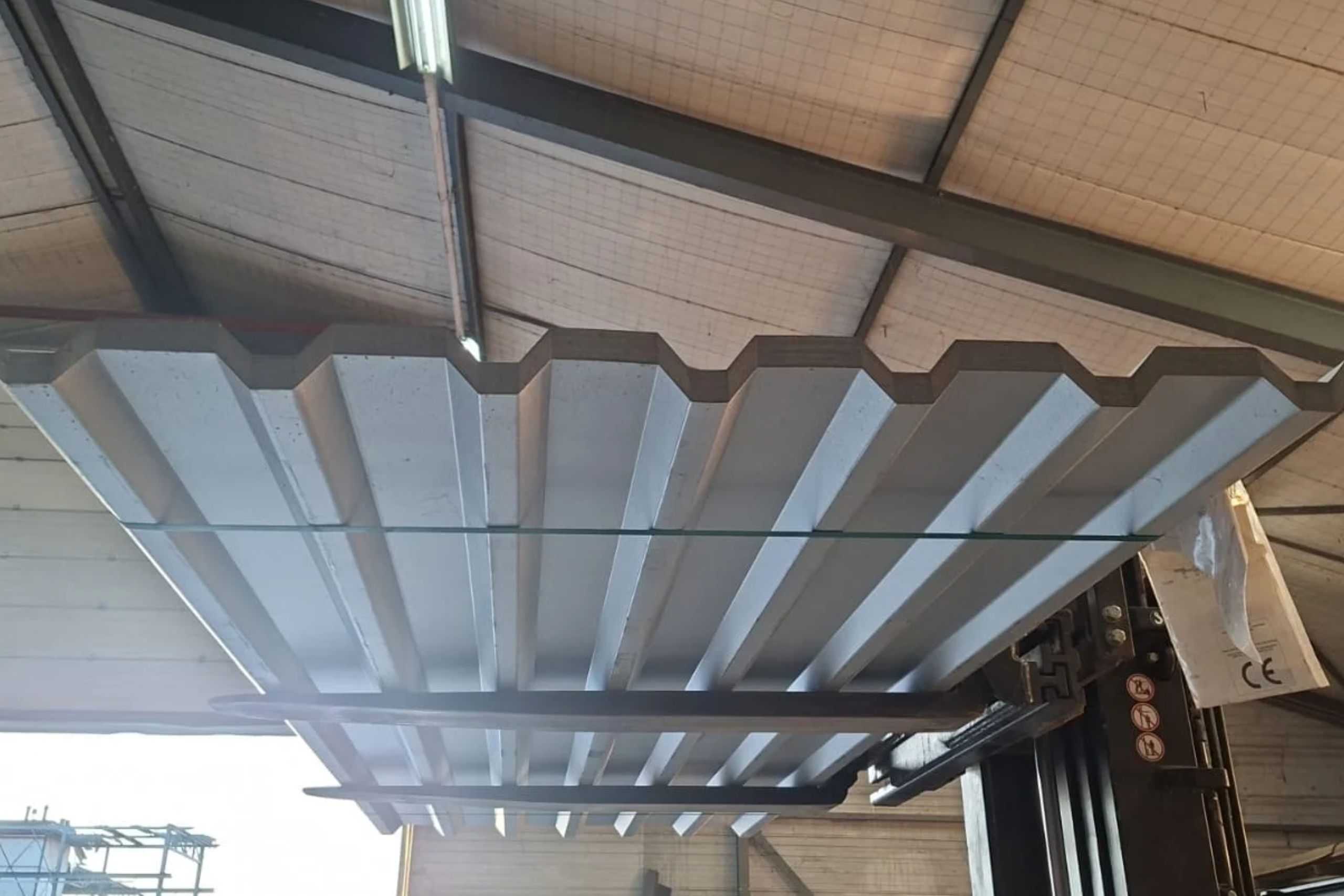 Pakket D87: Damwandplaten dak | Zilver | Lengte 2750mm | € 5,95 per m2